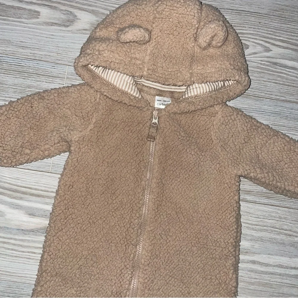 Carter’s Baby Boys 3-Month Fleece Hooded Outfit